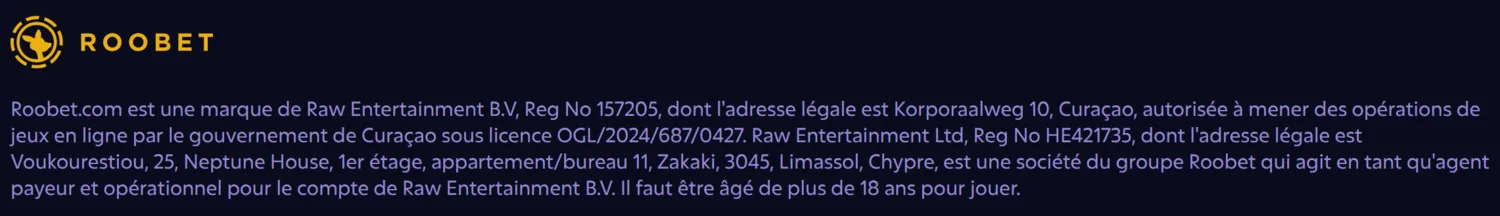 Roobet Casino Sécurité et fiabilité